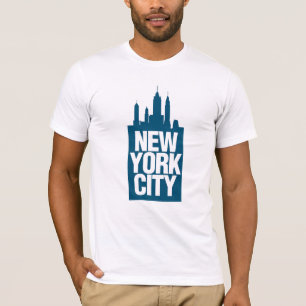 Camiseta Azul da Nova Iorque