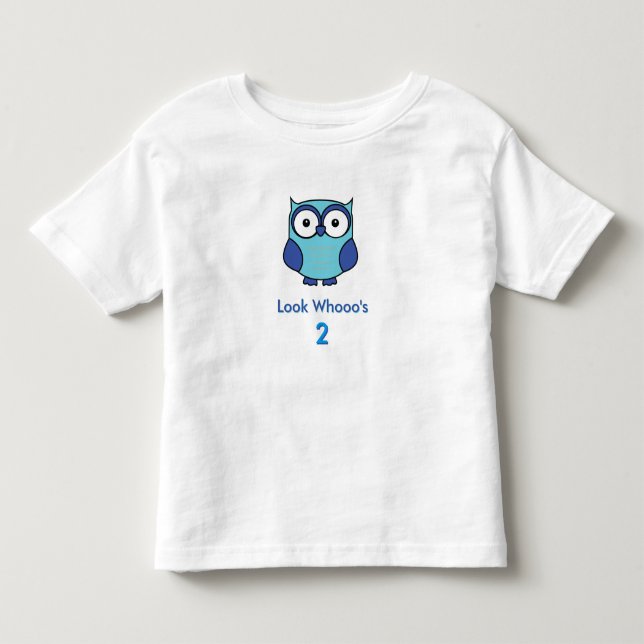 Camiseta Azul de Aniversário Personalizado (Frente)