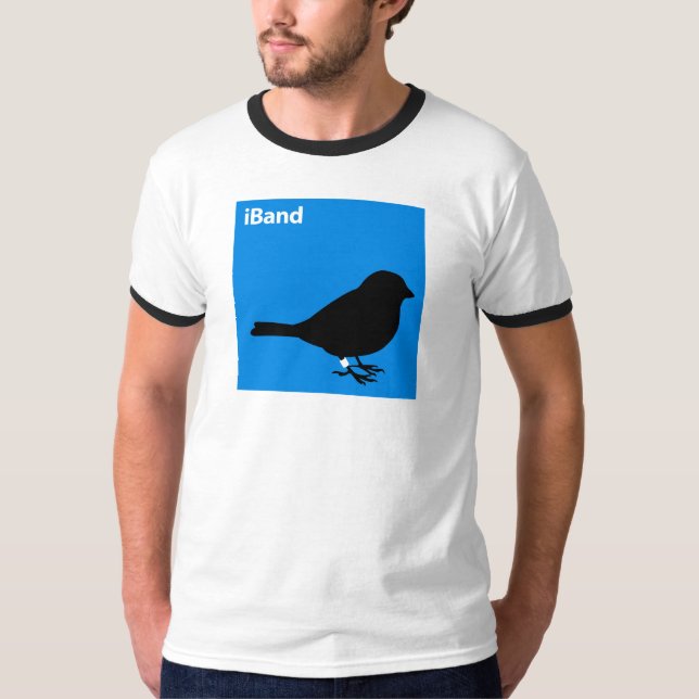 Camiseta Azul de banda (Frente)