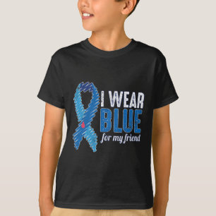 Camiseta Azul De Fita De Sensibilização Do T1d Novembro Par