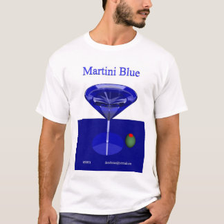 Camiseta Azul de Martini (parte dianteira)