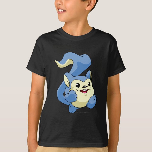 Camiseta Azul de Meerca (Frente)