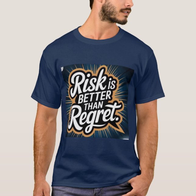 Camiseta azul de meia manga (Frente)