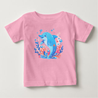 Camiseta Azul-delicioso biquíni-macacão