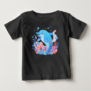 Camiseta Azul-delicioso biquíni-macacão