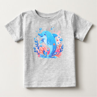 Camiseta Azul-delicioso biquíni-macacão