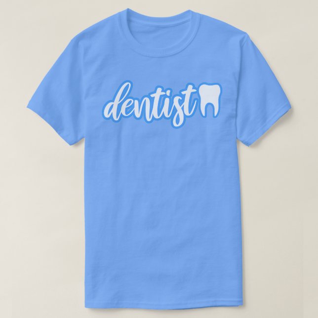 Camiseta Azul dentista (Frente do Design)
