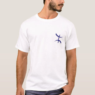 Camiseta azul do berber do aza
