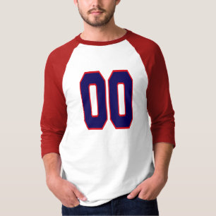 CAMISETA AZUL DO DOBRO & VERMELHO ZERO