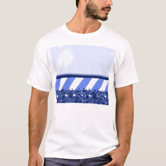 Camiseta Azul do inverno