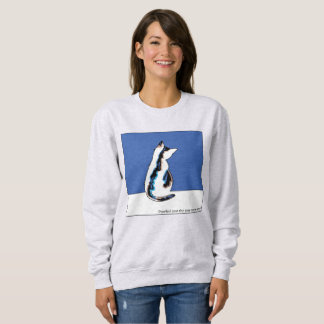 Camiseta Azul-doce Gato