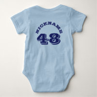 Azul e Marinho traseiro | Sports Jersey