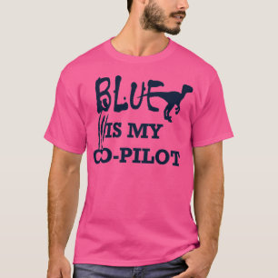 Camiseta Azul é meu co-piloto