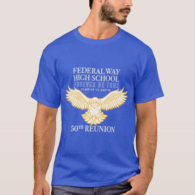 Camiseta Azul Masculina (Frente)