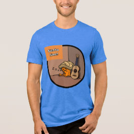 Camiseta Azul Masculina Frijole Frog Siesta