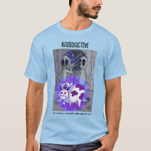 Camiseta Azul Masculina Radioativa