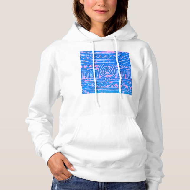 Camiseta Azul Mesopotâmico Sumeriano Antigo (Frente)
