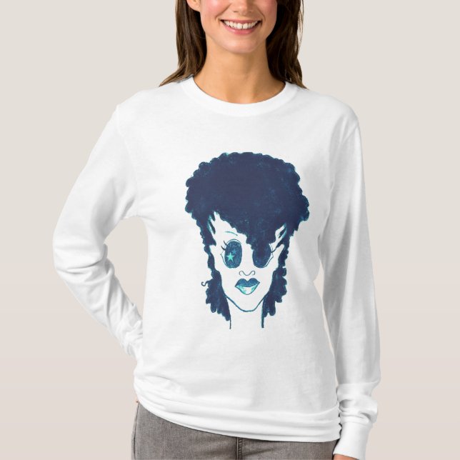 Camiseta Azul natural (Frente)