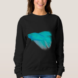 Camiseta Azul-Neo-claro-peixe