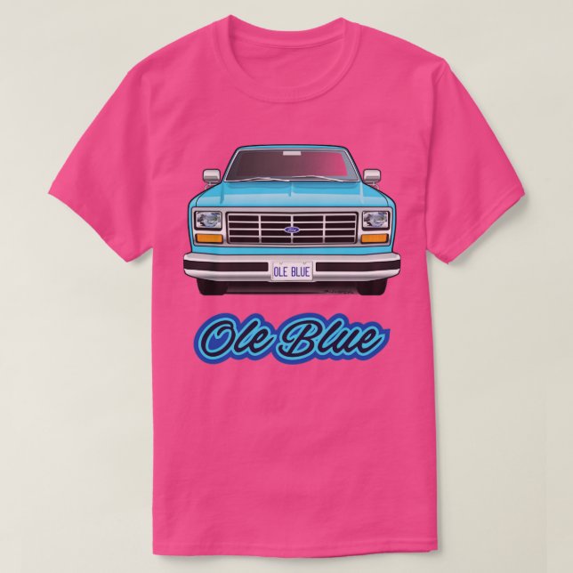Camiseta Azul Ole (Frente do Design)