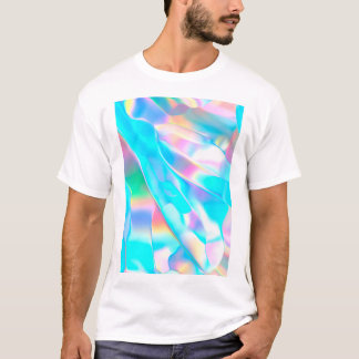 Camiseta Azul opal Iridescente