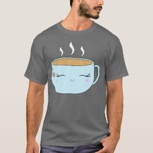 Camiseta Azul para Taça de Chá
