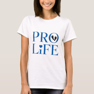 Camiseta Azul Pro Life