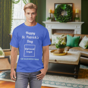 Camiseta Azul Real Profundo para Dia de São Patríc
