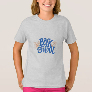 Camiseta Azul Retro Infantil Volta às Aulas