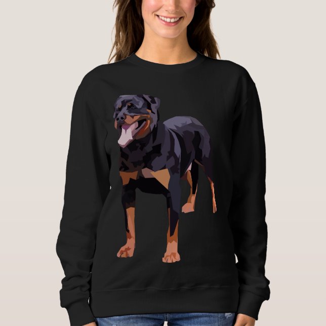 Camiseta Azul rottweiler (Frente)