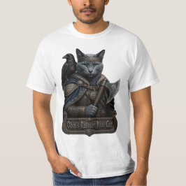 Camiseta Azul Russo Gato Nobre Odin