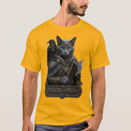 Camiseta Azul Russo Gato Nobre Odin