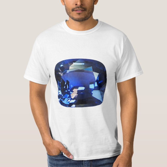 Camiseta Azul Sapphire (Frente)