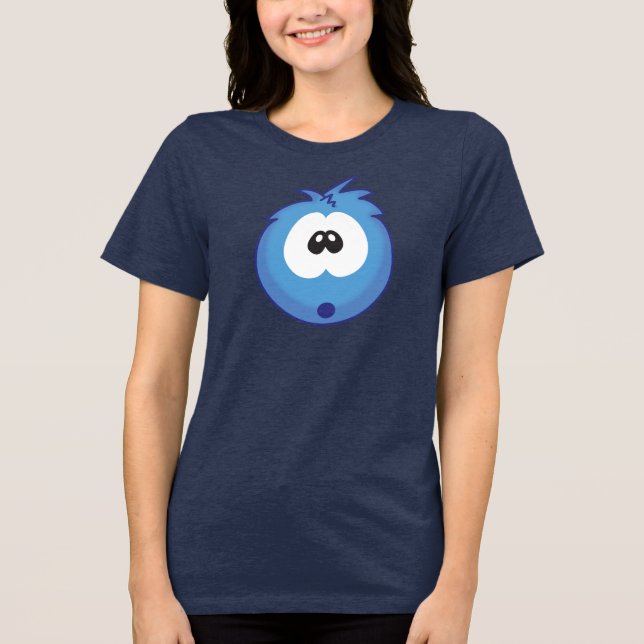 Camiseta Azul Surpreso Espirrador (Frente)
