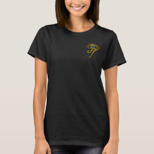 CAMISETA AZUL TALISMAN/OLHOS DE HORO DOURADO