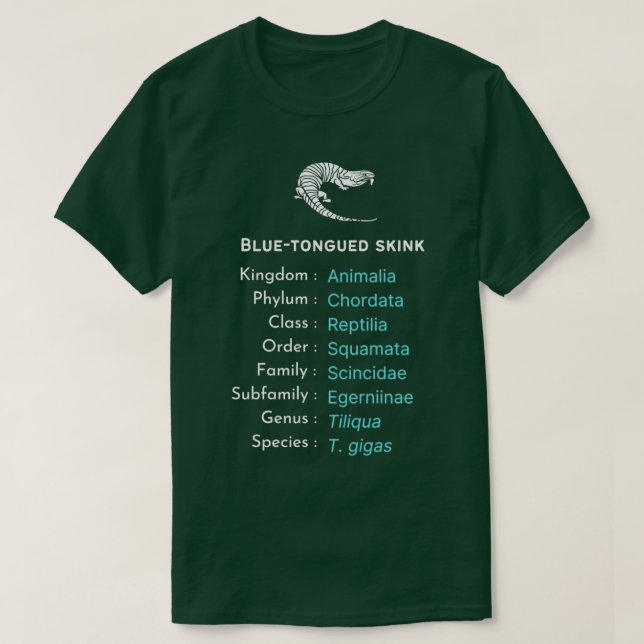 Camiseta Azul Tonguiado, amantes de répteis de presentes de (Frente do Design)