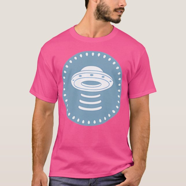 Camiseta Azul Ufo (Frente)