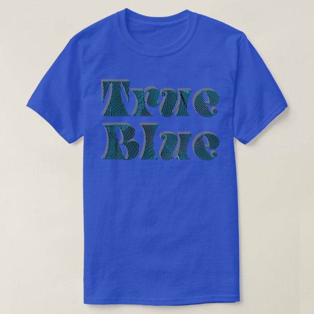 Camiseta Azul Verdadeiro (Frente do Design)