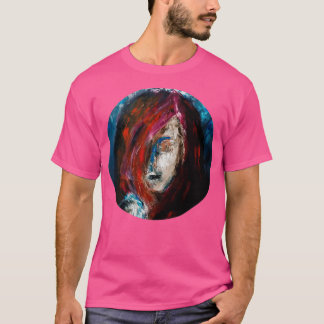 Camiseta azul vermelho