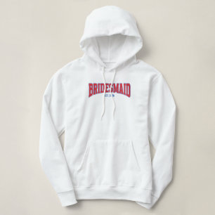 Camiseta Azul + Vermelho Brilho Falso DAMAS DE HONRA Desped