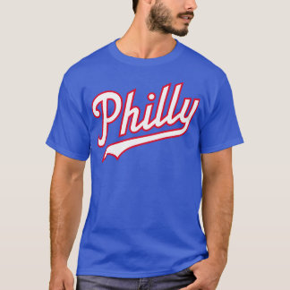 Camiseta AzulBrancoScript Philly
