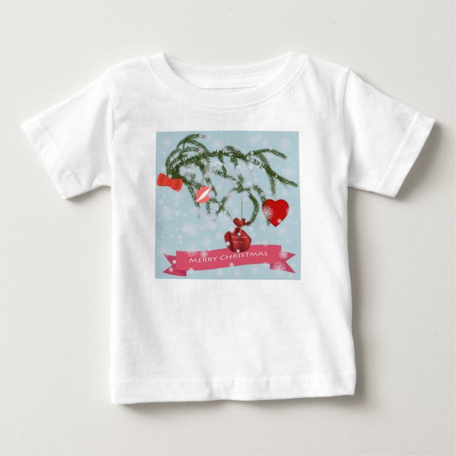 Camiseta Azulejo Cerâmico de Natal (Frente)