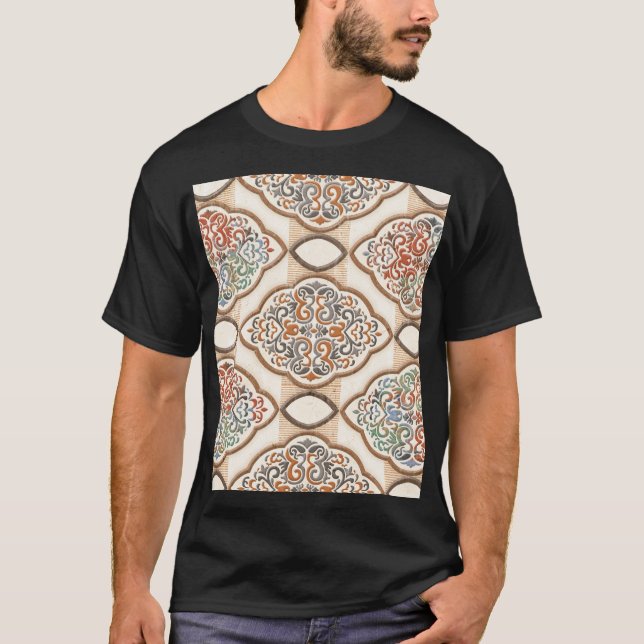 Camiseta Azulejo cerâmico: Decor de Parede Artístico (Frente)