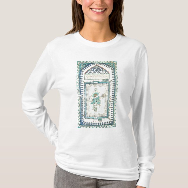 Camiseta Azulejo de Iznik com uma representação da Meca (Frente)