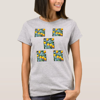 Camiseta Azulejo de Limão Mediterrâneo