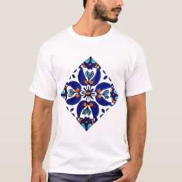 Camiseta Azulejo mexicano Talavera Terracotta nº 1
