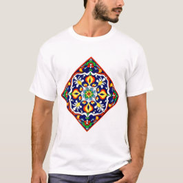 Camiseta Azulejo mexicano Talavera Terracotta nº 3