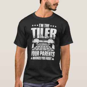 Camiseta Azulejo Setter Seus Pais Avisaram Sobre O Chão Ti
