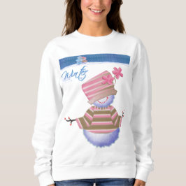 Camiseta Azulzinho de Inverno Fofo
