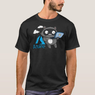 Camiseta Azure Bit Raccoon com Microsoft Surface Classic T